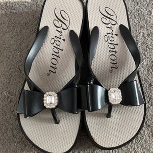 Brighton Bowie Wedge Flip Flops